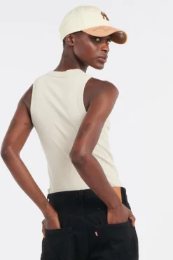 UNIT RIB TOP - Débardeur | Beige