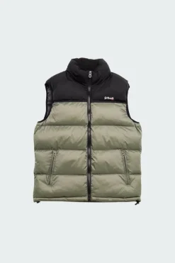 UTAHV - Doudoune col montant droite sans manches | Vert