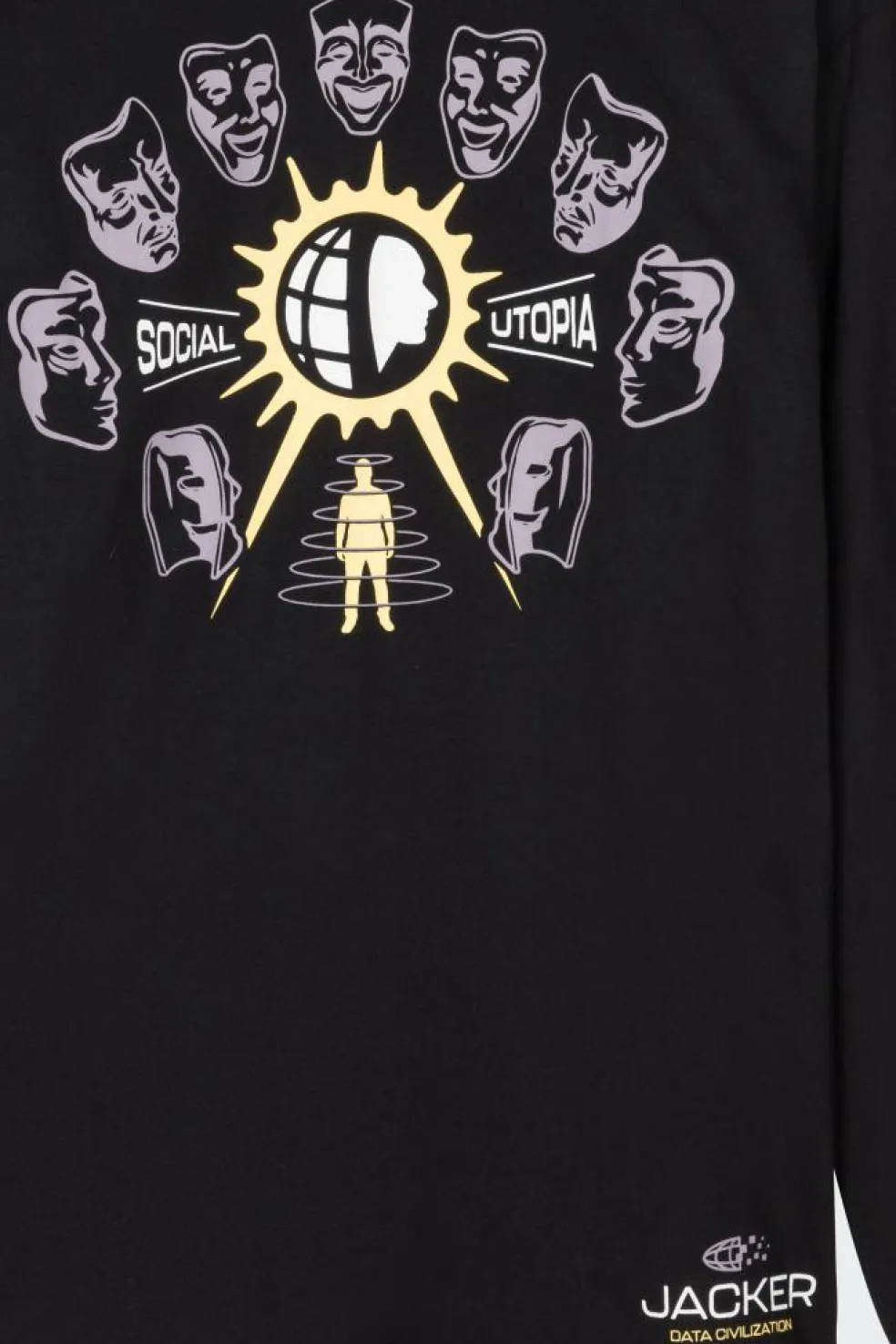 Utopia - t-shirt | Noir