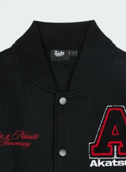 VARSITY AKATSUKI - Veste tealer x naruto | Noir