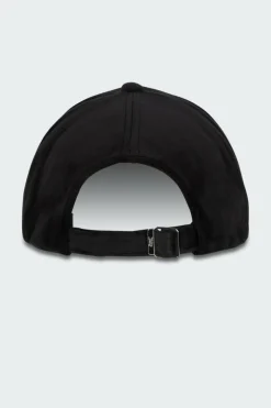 VELOUR & DIAMANTE BASEBALL CAP - Casquette | Noir
