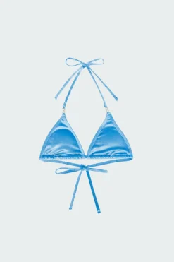 VELVET BIKINI TOP - Haut de maillot | Bleu