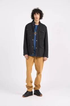 VESTE DE COMBAT EN SOFTSHELL SCHOTT - Parka | Noir