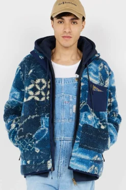 Veste en molleton d'inspiration shibori - Polaire | Multicolore