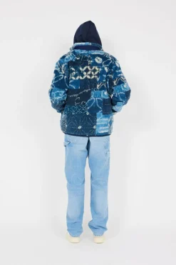 Veste en molleton d'inspiration shibori - Polaire | Multicolore