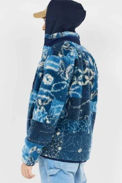 Veste en molleton d'inspiration shibori - Polaire | Multicolore