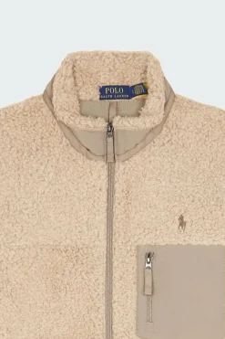 Veste hybride en sherpa - Veste | Beige