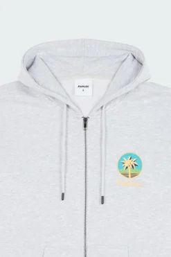 Vigie Zip Hood Heather - Hoodie zippé | Gris