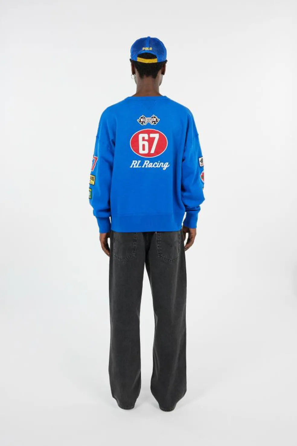 Vintage Fit Fleece Graphic Sweatshirt - Sweatshirt | Bleu