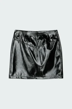 VINYL MINI SKIRT - Mini-jupe | Noir