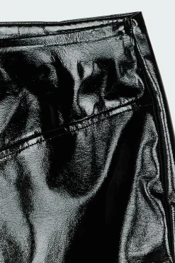 VINYL MINI SKIRT - Mini-jupe | Noir