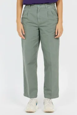 W' CARA - Pantalon droit | Vert