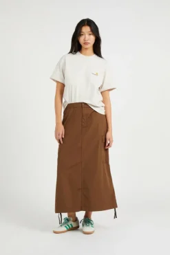 W' Cargo Skirt Long - Jupe | Marron