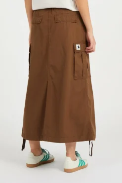 W' Cargo Skirt Long - Jupe | Marron