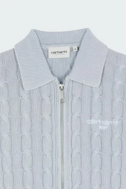 W' Carter Sweater Jacket - Cardigan | Bleu