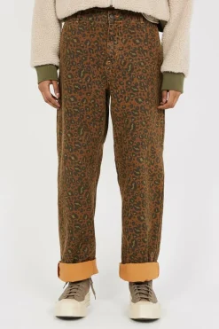 W' Leo Pierce Pant Straight - Pantalon | Marron