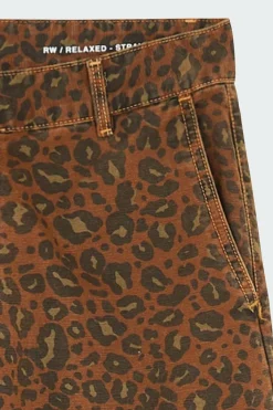 W' Leo Pierce Pant Straight - Pantalon | Marron