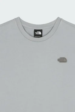 W NATURAL DYE S/S TEE - T-shirt | Gris