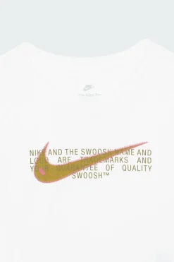 W NSW TEE SLIM CRP SWOOSH - T-shirt | Blanc
