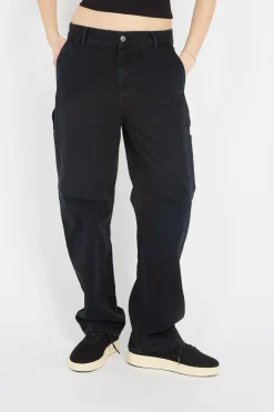 W' Pierce Pant Straight - Pantalon | Noir