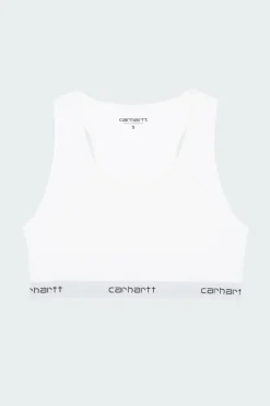 W' Script Racer Tank - Brassière | Blanc