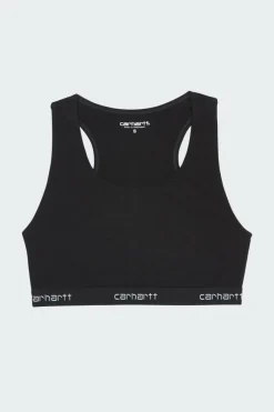 W' Script Racer Tank - Brassière | Noir
