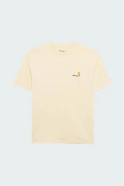 W' S/S American Script T-Shirt - T-shirt | Beige