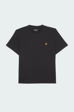 W' S/S American Script T-Shirt - T-shirt | Noir