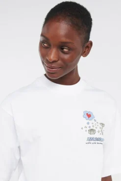 W' S/S Office Supplies T-Shirt - T-shirt | Blanc