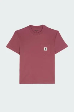 W' S/S Pocket T-Shirt - T-shirt | Rose