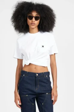 W' S/S Pocket T-Shirt - T-shirt | Blanc