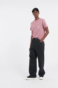 W' S/S Pocket T-Shirt - T-shirt | Rose