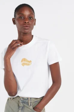 W' S/S Psshh T-Shirt - T-shirt | Blanc