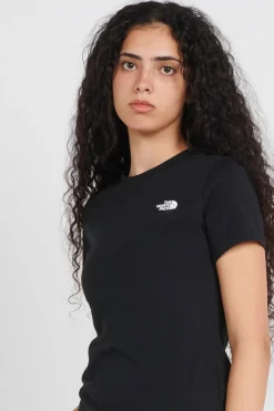 W S/S SIMPLE DOME SLIM TEE - T-shirt | Noir