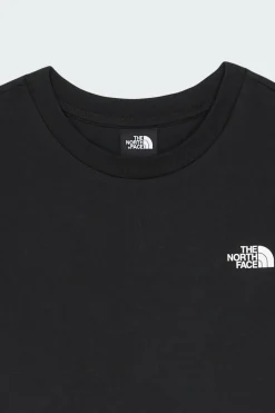 W S/S SIMPLE DOME SLIM TEE - T-shirt | Noir