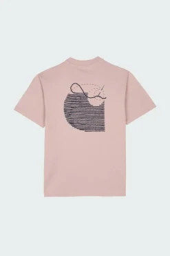 W' S/S Stitch T-Shirt - T-shirt | Rose
