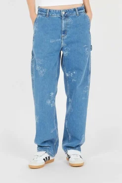 W' Stamp Pant - Jean | Multicolore