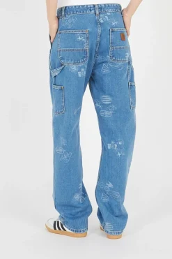 W' Stamp Pant - Jean | Multicolore