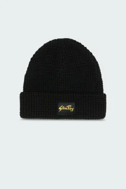 WAFFLE BEANIE - Bonnet | Noir