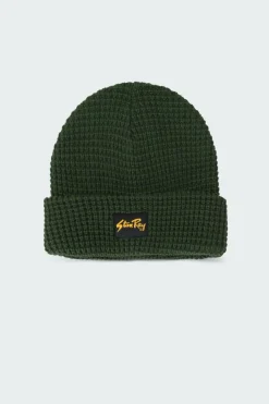 WAFFLE BEANIE - Bonnet | Vert