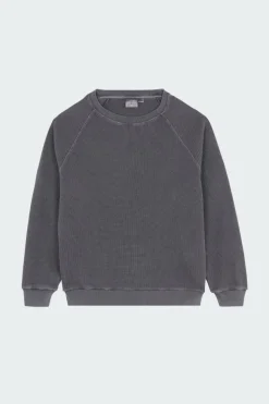 WAFFLE CREW - Sweatshirt | Noir