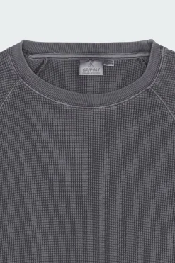 WAFFLE CREW - Sweatshirt | Noir