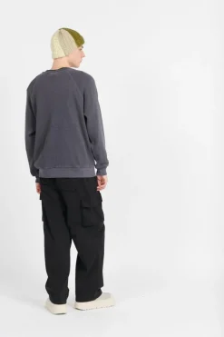 WAFFLE CREW - Sweatshirt | Noir