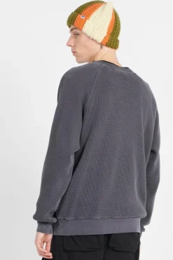 WAFFLE CREW - Sweatshirt | Noir