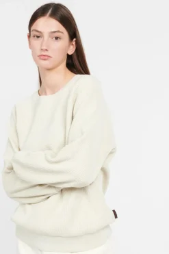 WAFFLE CREW - Sweatshirt | Beige