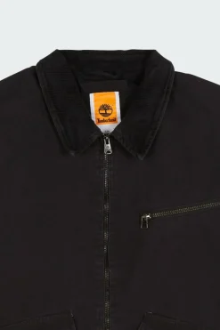 WASHED CANVAS - Veste | Noir