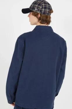 WASHED CANVAS CHORE - Veste | Bleu