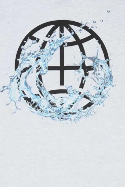 WATER SPLASH TEE - T-shirt | Gris