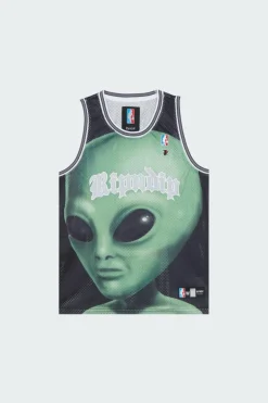 WE COME IN PEACE BASKETBALL JERSEY - Débardeur | Noir