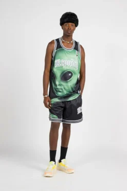 WE COME IN PEACE BASKETBALL JERSEY - Débardeur | Noir